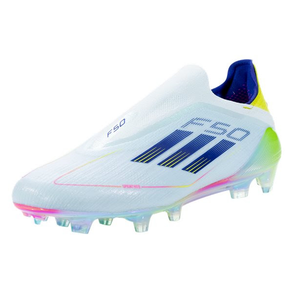 white adidas cleats
